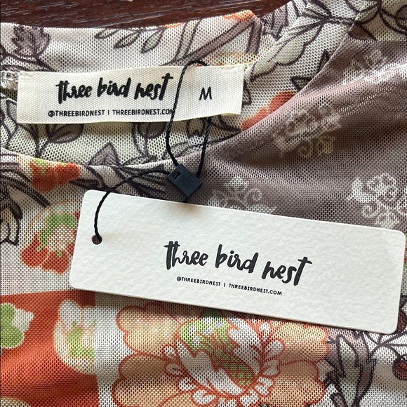Three Bird Nest NWT Perfect Match Layering Top Sz M - Picture 2 of 16